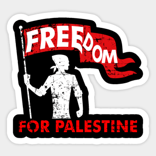 Freedom For Palestine - Gaza Fight For Their Freedom Sticker